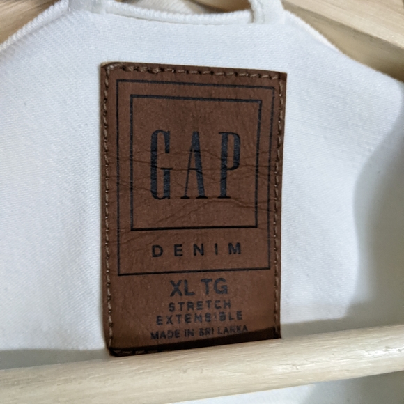 Classic icon denim jacket off white, women's XL - Picture 6 of 7